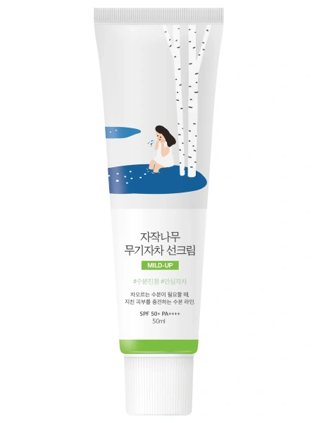 Round Lab Birch Juice Moisturizing Mild-Up Sunscreen SPF50