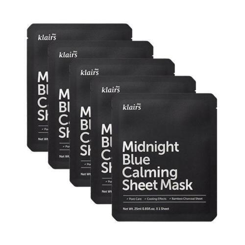 Dear, Klairs Midnight Blue Calming Sheet Mask 5х25 ml.