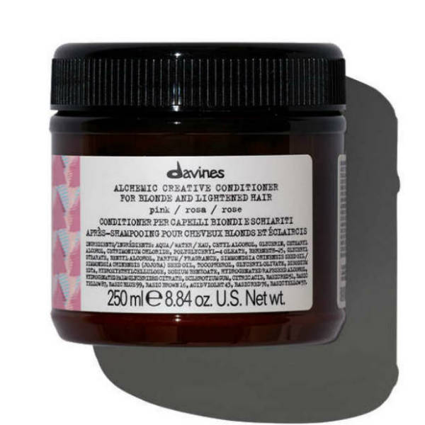 DAVINES Alchemic Creative Conditioner For Blond And Lightened Hair Pink