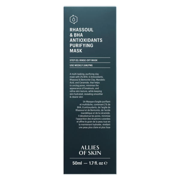 Allies Of Skin Rhassoul & BHA Antioxidants Purifying Mask