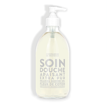 COMPAGNIE DE PROVENCE Fleur De Coton Cotton Flower Relaxing Shower Gel 500 ml.