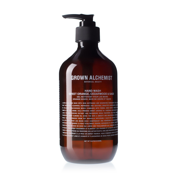 Grown Alchemist Hand Wash 500 ml (Sweet Orange, Cedarwood, Sage)