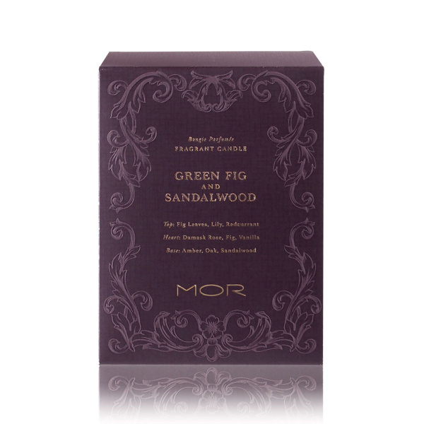 MOR Green Fig and Sandalwood Fragrant Candle