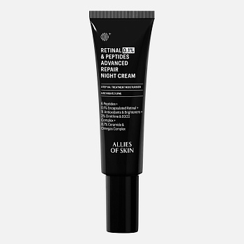 Allies of Skin 0,1% Retinal & Peptides Advanced Repair Night Cream