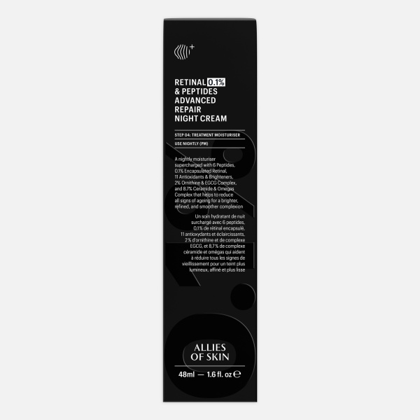 Allies of Skin 0,1% Retinal & Peptides Advanced Repair Night Cream