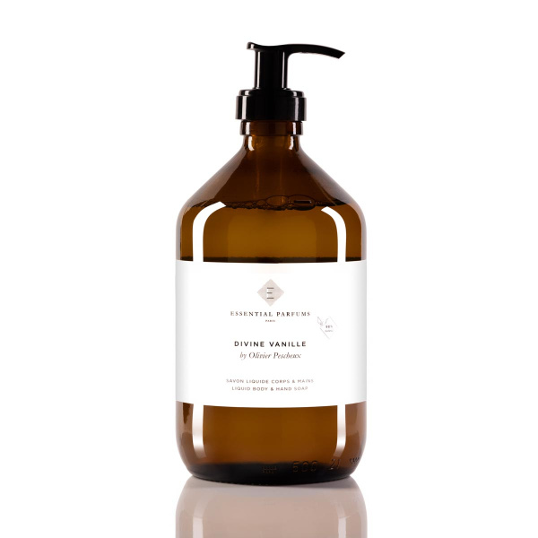 Essential Parfums Paris Liquid Body & Hand Soap Divine Vanille Refill 500 ml.
