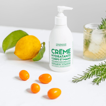 COMPAGNIE DE PROVENCE Romarin Vitamine Revitalizing Rosemary Moisturizing Hand and Body Lotion 300 ml.