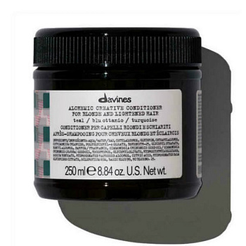 DAVINES Alchemic Creative Conditioner For Blond And Lightened Hair Teal