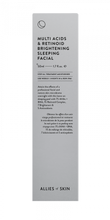 Allies of Skin Multi Acids & Retinoid Brightening Sleeping Facial