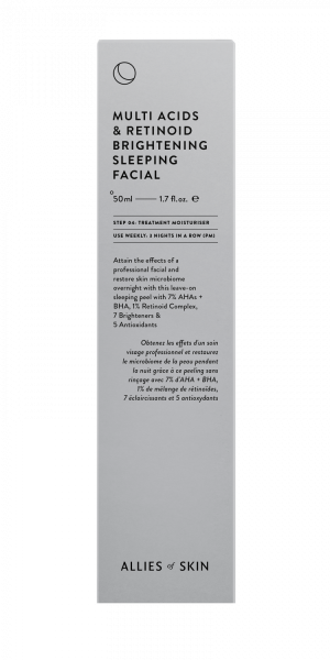 Allies of Skin Multi Acids & Retinoid Brightening Sleeping Facial