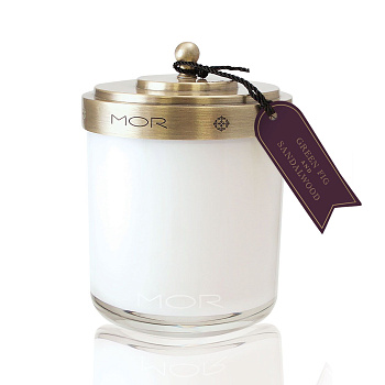 MOR Green Fig and Sandalwood Fragrant Candle