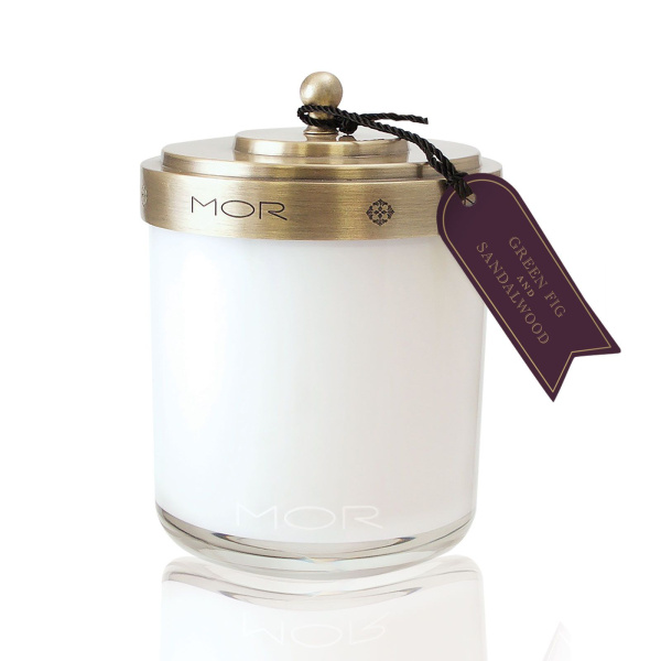MOR Green Fig and Sandalwood Fragrant Candle