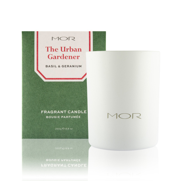 MOR The Urban Gardner Basil & Geranium Candle