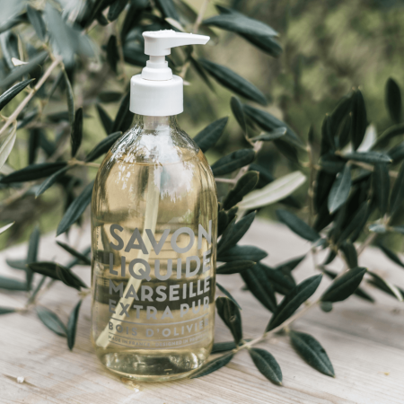 COMPAGNIE DE PROVENCE Fleur De Coton Cotton Flower Liquid Marseille Soap 300 ml.