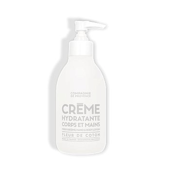 COMPAGNIE DE PROVENCE Fleur De Coton Cotton Flower Moisturizing Hand and Body Lotion 300 ml.
