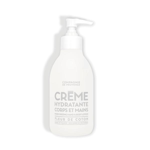COMPAGNIE DE PROVENCE Fleur De Coton Cotton Flower Moisturizing Hand and Body Lotion 300 ml.