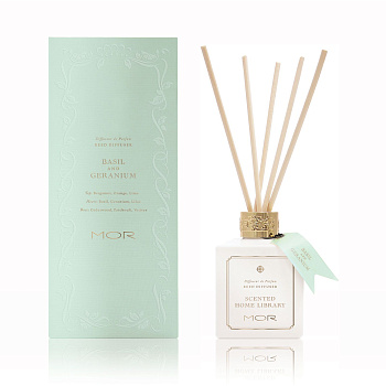 MOR BASIL AND GERANIUM Reed Diffuser