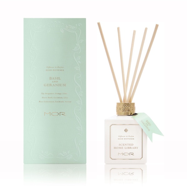 MOR BASIL AND GERANIUM Reed Diffuser