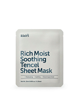 Dear, Klairs Rich Moist Soothing Tencel Sheet Mask