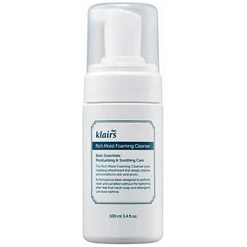 Dear, Klairs Rich Moist Foaming Cleanser