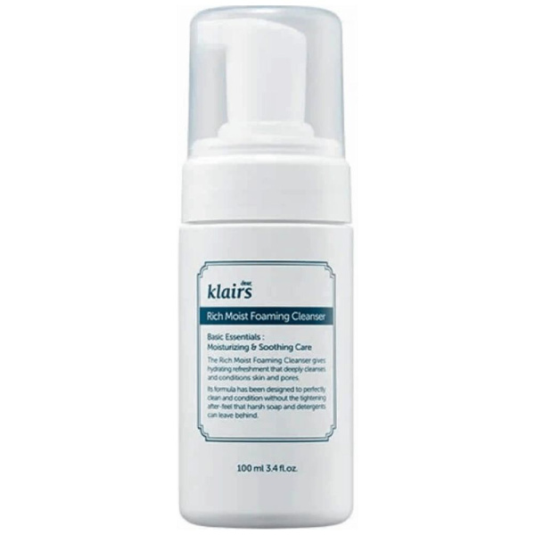 Dear, Klairs Rich Moist Foaming Cleanser