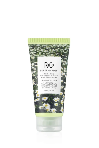 R+Co SUPER GARDEN CBD + CBG Soothing Scalp + Hair Treatment