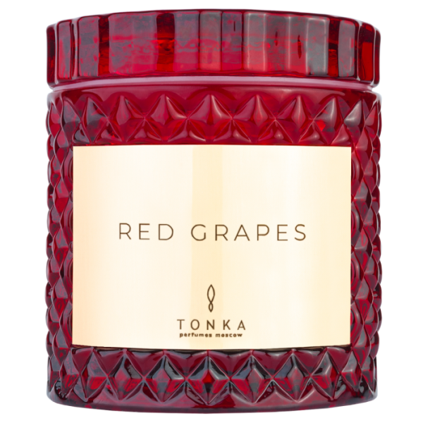 Tonka Perfumes Red Grapes Candle 220 ml.