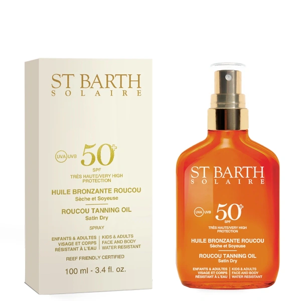 Ligne St. Barth Roucou Tanning Oil Satin Dry Very High Protection SPF50 100 ml.