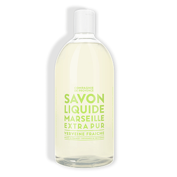 COMPAGNIE DE PROVENCE Verveine Fraiche Fresh Verbena Liquid Marseille Soap 1000 ml.