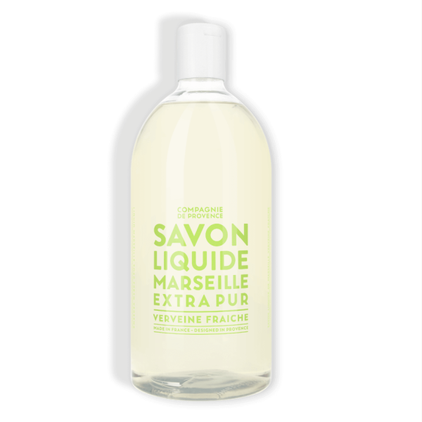 COMPAGNIE DE PROVENCE Verveine Fraiche Fresh Verbena Liquid Marseille Soap 1000 ml.