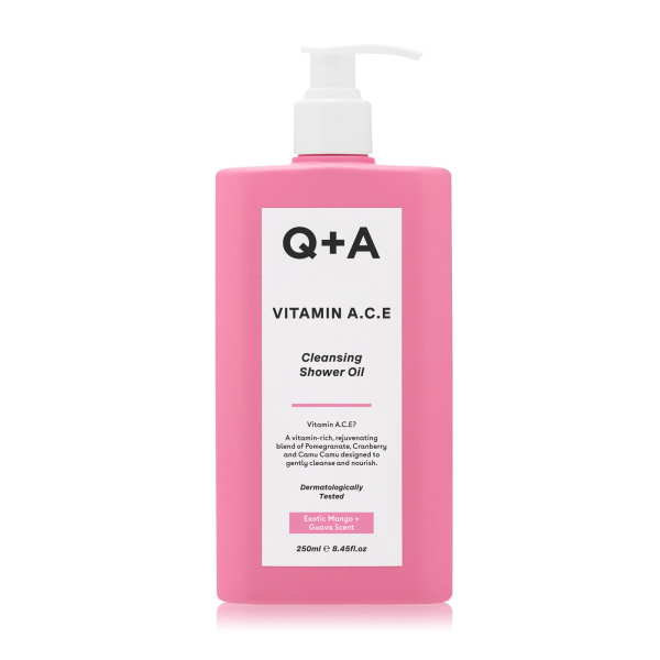 Q+A VITAMIN A.C.E Cleansing Shower Oil