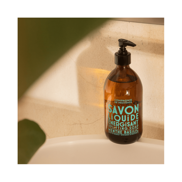 COMPAGNIE DE PROVENCE Menthe Basilic Mint Basil Liquid Marseille Soap 300 ml.