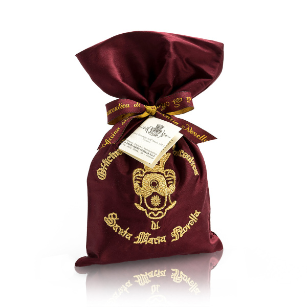 Santa Maria Novella Попурри в бордовом мешочке из шелка с вышивкой
