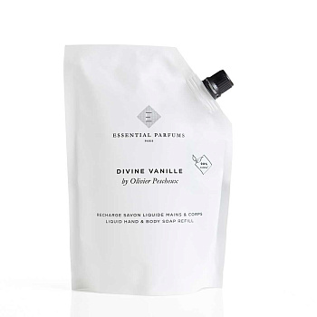 Essential Parfums Paris Liquid Body & Hand Soap Divine Vanille Refill 500 ml.