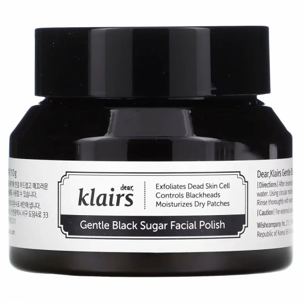 Dear, Klairs Gentle Black Sugar Facial Polish