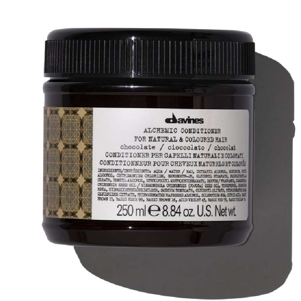DAVINES Alchemic Conditioner For Natural And Coloured Hair Chocolate