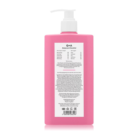 Q+A VITAMIN A.C.E Cleansing Shower Oil
