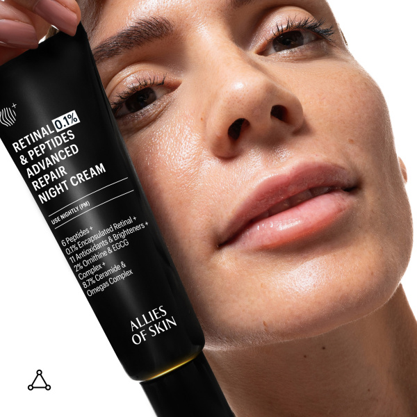 Allies of Skin 0,1% Retinal & Peptides Advanced Repair Night Cream