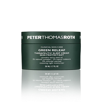 Peter Thomas Roth Green Releaf Therapeutic Sleep Cream Skin Protectant