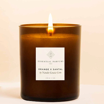 Essential Parfums Paris Scented Candle Orange X Santal 270 GR.