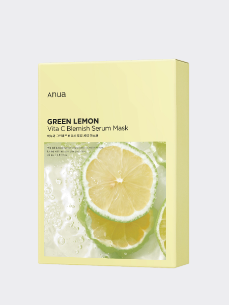 ANUA Green Lemon Vita C Blemish Serum Mask Set