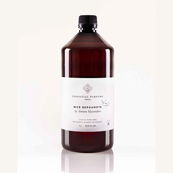 Essential Parfums Paris Perfumed Laundry Detergent Nice Bergamote 1 L.