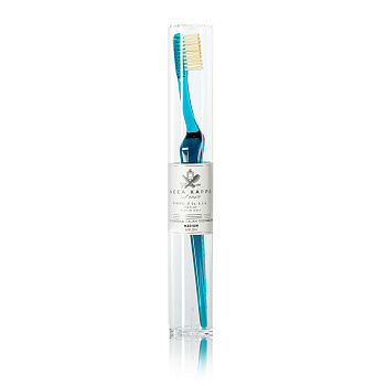 ACCA KAPPA Зубная щетка с нейлоновой щетиной средней жесткости (цвет Ocean Blue)