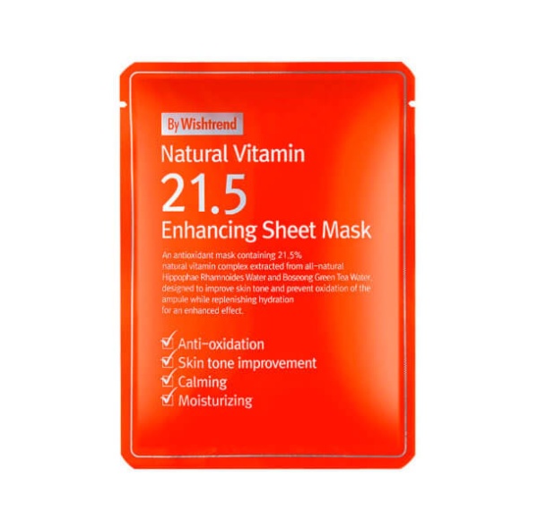 By Wishtrend Natural Vitamin 21.5% Enhancing Sheet Mask