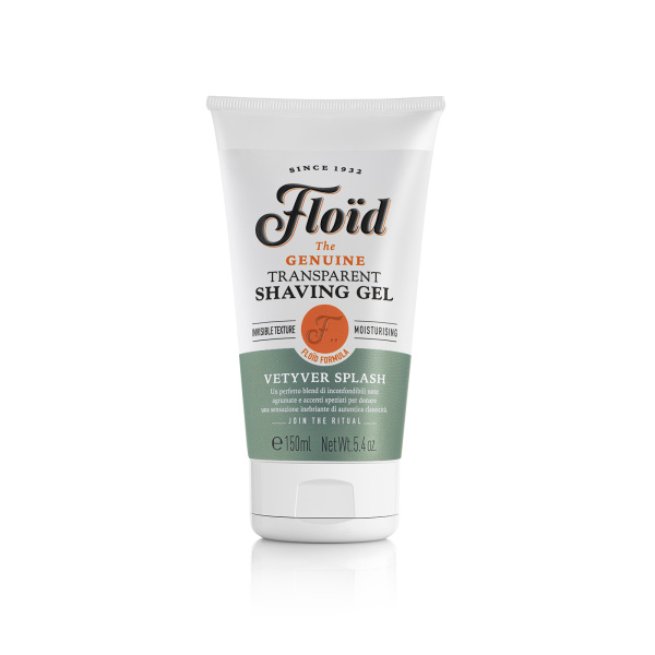 Floid Transparent Shaving Gel Vetyver Splash