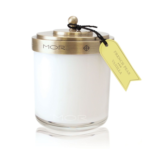 MOR French Pear and Vanilla Fragrant Candle