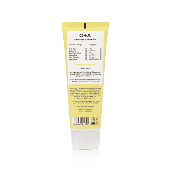 Q+A Grapefruit Cleansing Balm