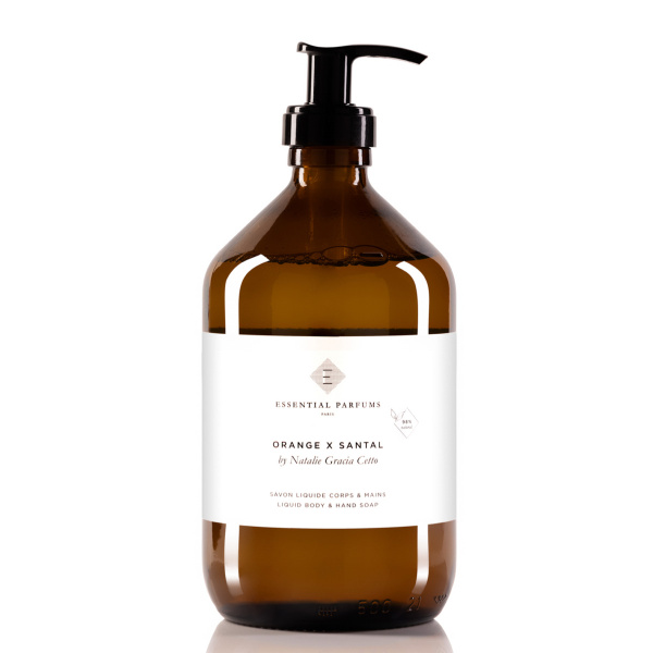 Essential Parfums Paris Liquid Body & Hand Soap Orange X Santal Refill 500 ml.