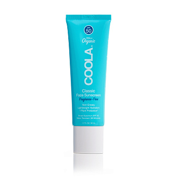 COOLA Classic Face Sunscreen Fragrance-Free SPF50