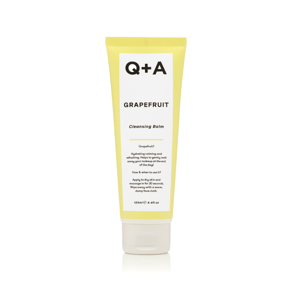 Q+A Grapefruit Cleansing Balm